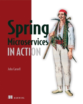 Paperback Spring Microservices in Action Book