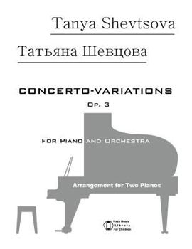 Paperback Concerto-Variations op. 3: for Piano and Orchestra arrangement for two pianos Book