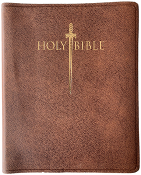 Leather Bound Kjver Sword Study Bible Giant Print Acorn Bonded Leather Indexed: King James Version Easy Read [Large Print] Book