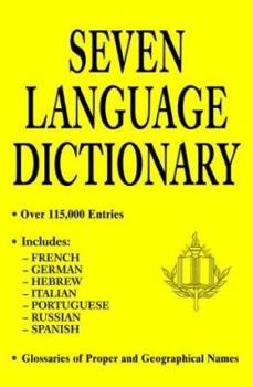 Hardcover Seven Language Dictionary Book