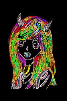 Paperback Neon Girls Cute: Notebook Book