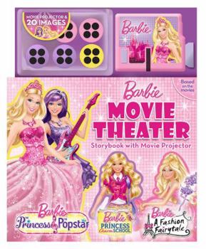 Hardcover Barbie Movie Theater Storybook with Movie Projector Book