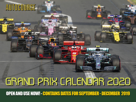 Calendar Autocourse 2020 Grand Prix Calendar Book