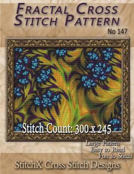 Paperback Fractal Cross Stitch Pattern No. 147 Book