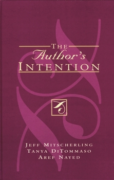 Hardcover Author's Intention Book