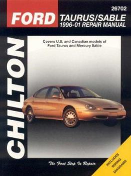 Paperback Ford Taurus/Sable 1996-01 Repair Manual Book