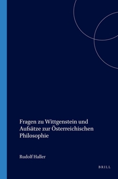 Paperback Fragen Zu Wittgenstein Und Aufsätze Zur Österreichischen Philosophie [German] Book