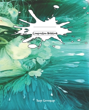 Composition Notebook: 150 page College Rule Composition Size Notebook Paint Art Pattern