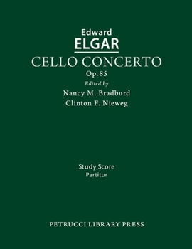 Paperback Cello Concerto, Op.85: Study score Book