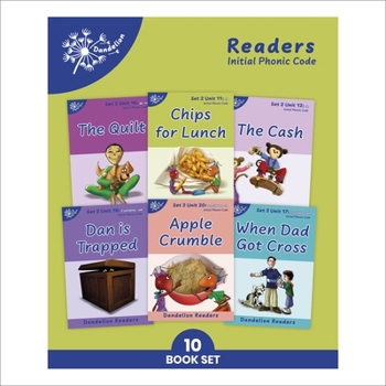 Paperback Phonic Books Dandelion Readers Set 2 Units 11-20 (Two-letter spellings sh, ch, th, ng, qu, wh, -ed, -ing, -le): Decodable books for beginner readers T Book