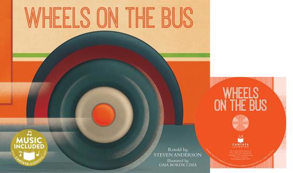 Library Binding Wheels on the Bus [With CD (Audio)] Book