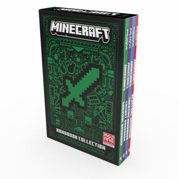 All New Official Minecraft Combat Handbook 4 Books Collection Set By Mojang AB (Combat Handbook, Creative Handbook, Survival Handbook & Redstone Handbook)