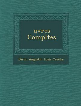 Paperback Uvres Completes [French] Book