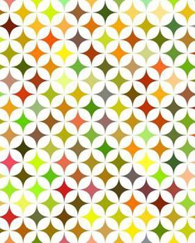 Paperback Composition Book: Coloured Stars Book