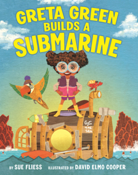 Library Binding Greta Green Builds a Submarine Book