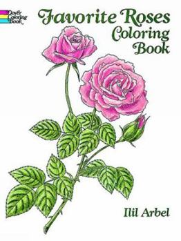 Paperback Favorite Roses Coloring Book