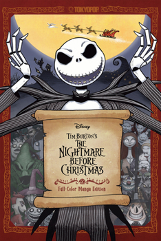 Hardcover Disney Tim Burton's the Nightmare Before Christmas Full-Color Manga Edition Book