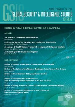 Paperback Global Security & Intelligence Studies: Vol. 1, No. 1, Fall 2015 Book