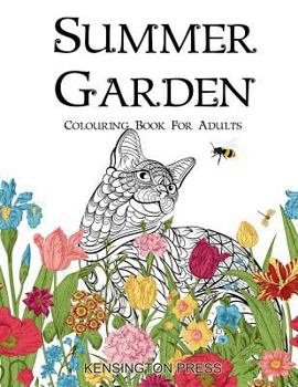 Paperback Summer Garden: Colouring Book For Adults Book
