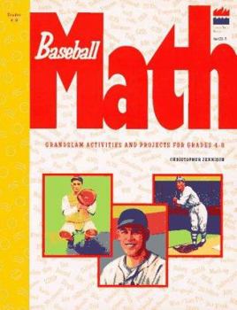 Paperback Baseballmath: Grandslam Activities and Projects for Grades 4-8 Book