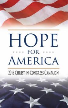 Paperback Hope for America - 2016 Christ in Congress Campaign Book