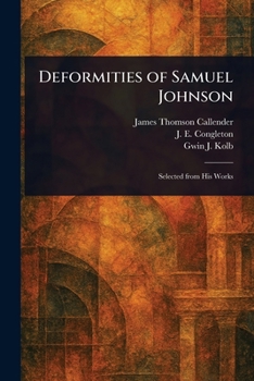 Paperback Deformities of Samuel Johnson Book