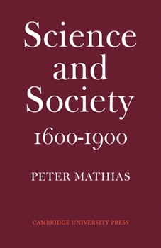 Paperback Science and Society 1600 1900 Book