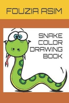 Paperback Snake Color Drawing Book