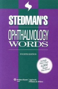 Stedman's Ophthalmology Words (Stedman's Word Book Series)