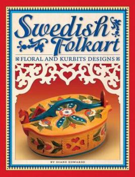 Paperback Swedish Folkart: Floral and Kurbits Designs Book