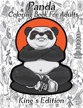 Paperback Panda Coloring book For adults: Stress-relief Coloring Book For Grown-ups, Adults coloring books Book