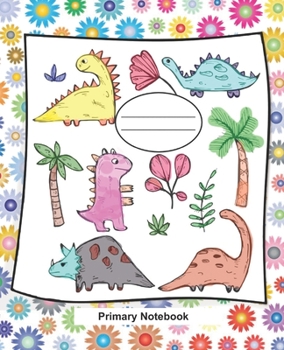 Paperback Primary notebook: Composition Book, draw and write, 108 Sheets, 7.5 in x 9.25 in (19.05 cm x 23.50 cm), Soft Durable Cover. Book