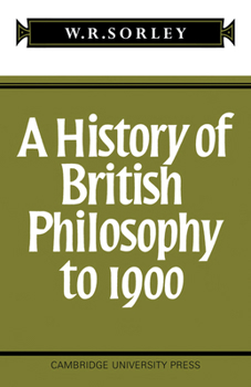 Paperback A History of British Philosophy to 1900 Book