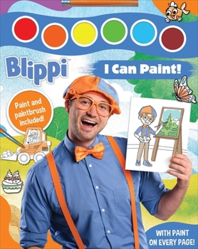 Paperback Blippi: I Can Paint! Book