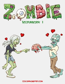 Paperback Zombie Kleurboek 1 [Dutch] Book