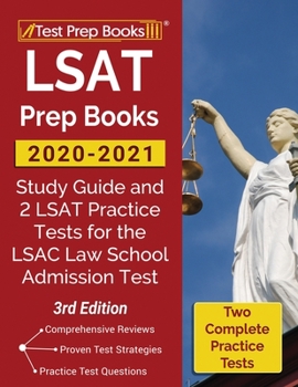 Paperback LSAT Prep Books 2020-2021: Study Guide and 2 LSAT Practice Tests for the LSAC Law School Admission Test [3rd Edition] Book