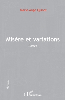 Paperback Misère et variations [French] Book