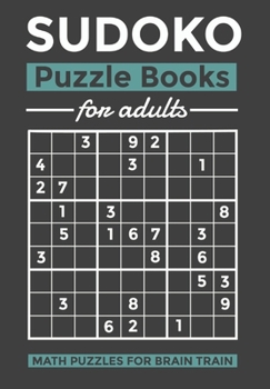 Paperback SUDOKO Puzzle Books for adults: Math Puzzles for Brain Train ( HARD) Book