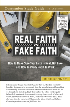 Paperback Real Faith vs. Fake Faith Study Guide Book
