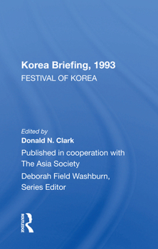 Paperback Korea Briefing, 1993: Festival of Korea Edition Book