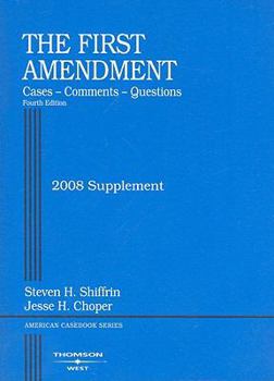 Paperback The First Amendment Supplement: Cases, Comments, Questions Book
