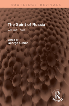 Hardcover The Spirit of Russia: Volume Three Book