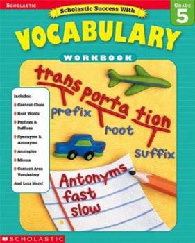 Paperback Scholastic Success with Vocabulary: Grade 5 Book