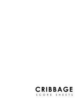 Paperback Cribbage Score Sheets Book