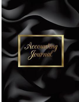 Paperback Accounting Journal: Financial Accounting Journal Column with Date, Description, Ref, Debit, Credit Book