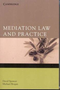 Paperback Mediation Law and Practice Book