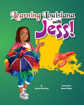 Paperback Learning Louisiana with Jess! Book