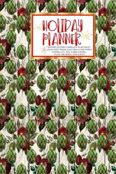 Holiday Planner: Red Holiday Floral Wood | Christmas | Thanksgiving | Calendar | Holiday Guide | Budget | Black Friday | Cyber Monday | Receipt Keeper ... Event Tracker | Christmas Card Address | Gift
