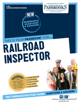 Paperback Railroad Inspector (C-685): Passbooks Study Guide Volume 685 Book