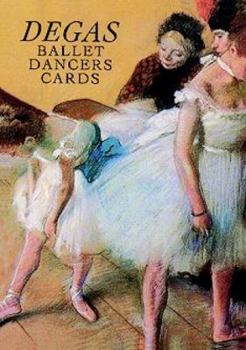 Paperback Six Degas Ballet Dancers Cards Book